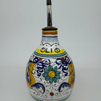 Ampolla Olio Con Beccuccio Decoro Raffaellesco