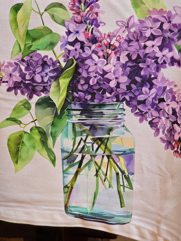 Digital Lavender Tablecloth