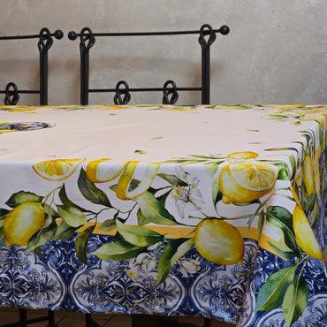 Digital Lemon Tablecloth