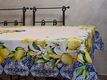 Digital Lemon Tablecloth