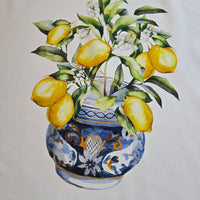 Digital Lemon Tablecloth