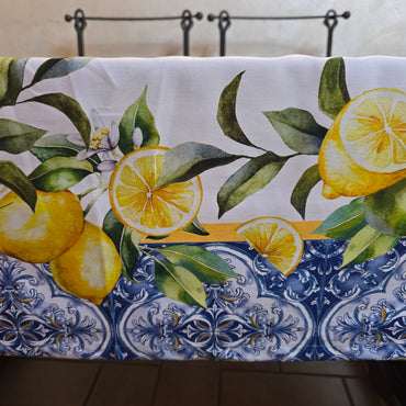 Digital Lemon Tablecloth