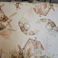 Tablecloth with Easter Eggs and Mills Digital