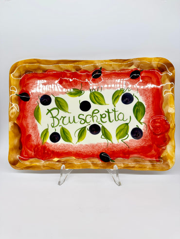 Rectangular bruschetta