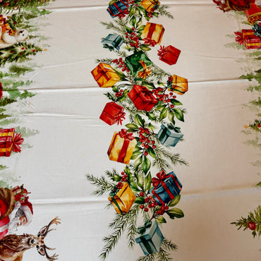 Tovaglia con babbo Natale e orsetto Digiale