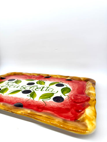 Rectangular bruschetta