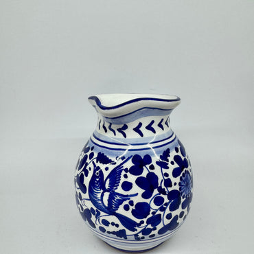 Pitcher with Blue Arabesque Decoration