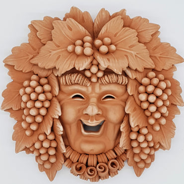 Maschera Bacco Barba Piccolo Terracotta