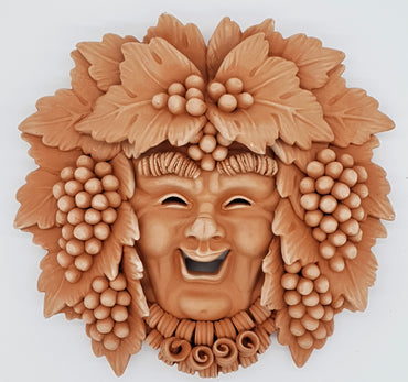 Bacchus Small Beard Mask Terracotta