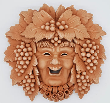 Maschera Bacco Barba Piccolo Terracotta