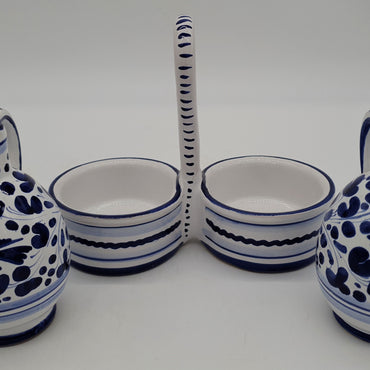 Oil And Vinegar Blue Arabesque Decor