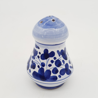 Salt And Pepper Blue Arabesque Decor