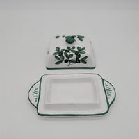 Porta Burro Rettangolare Decoro Olive fondo Bianco