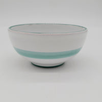 Bowl Decorated Olive White Background