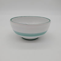 Bowl Decorated Olive White Background