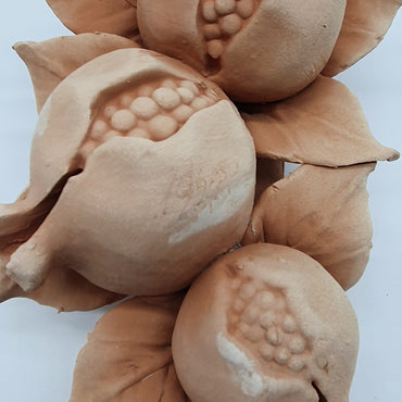 Large Terracotta Pomegranate Branch