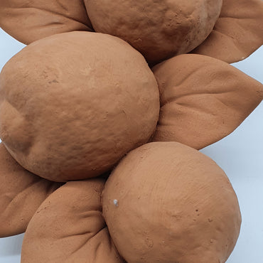 Large Terracotta Lemon Branch