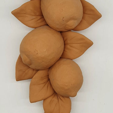 Large Terracotta Lemon Branch
