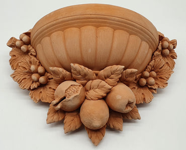 Large Terracotta Wall Pocket For Flowers