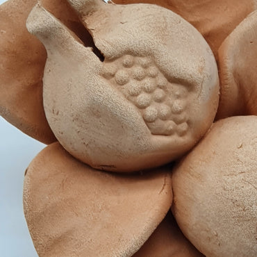Small Terracotta Pomegranate And Lemon
