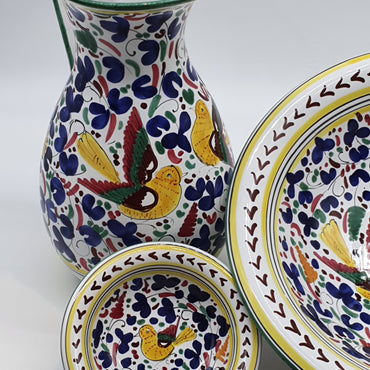 Colorful Arabesque Washbasin Bathroom Set