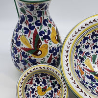 Colorful Arabesque Washbasin Bathroom Set