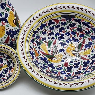 Colorful Arabesque Washbasin Bathroom Set