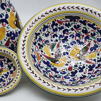 Colorful Arabesque Washbasin Bathroom Set