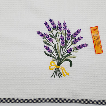 Canovaccio Rettangolare Lavanda Panna