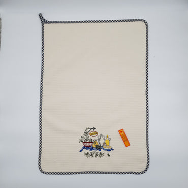 Canovaccio Rettangolare Olio Oliva Beige