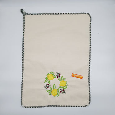 Canovaccio Rettangolare Limone Olive Beige