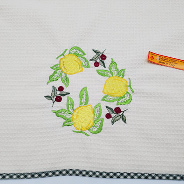 Canovaccio Rettangolare Limone Olive Beige