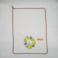 Canovaccio Rettangolare Limone Olive Panna