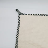 Rectangular Dishcloth Roosters Beige