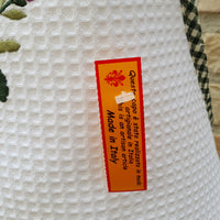 Kitchen Apron Cream Honeycomb Lavender