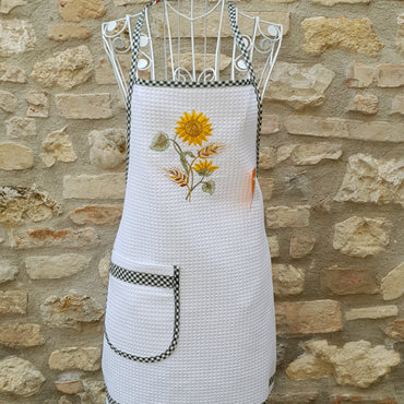 Grembiule Cucina Panna Nido D'Ape Girasole