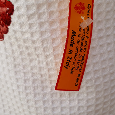 Grembiule Cucina Panna Nido D'Ape Uva