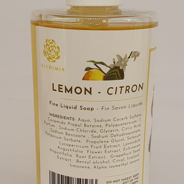 Liquid Soap Alchimia Soap Lemon line
