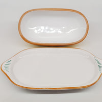 Porta Burro Ovale Decoro Olive fondo Giallo