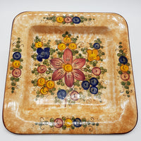 Square Plate Decor Gubbio