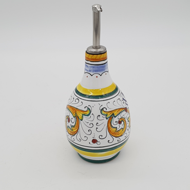 Oil Cruet With Spout Raphaelesque Decoration