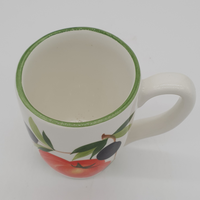 Glass Mug Decor Tomatoes And Olives