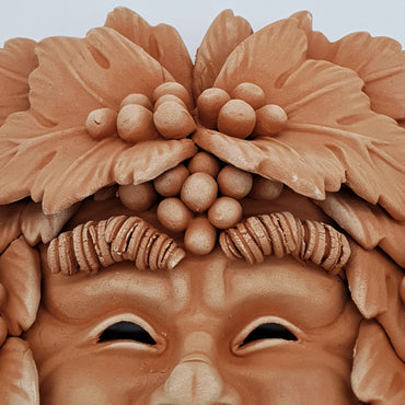 Bacchus Big Beard Mask in Terracotta