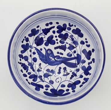Bowl Blue Arabesque Decor