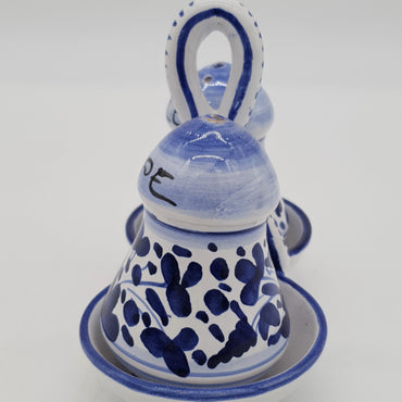 Salt And Pepper Blue Arabesque Decor