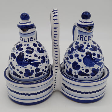 Oil And Vinegar Blue Arabesque Decor
