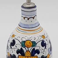 Oil cruet Deruta decoration