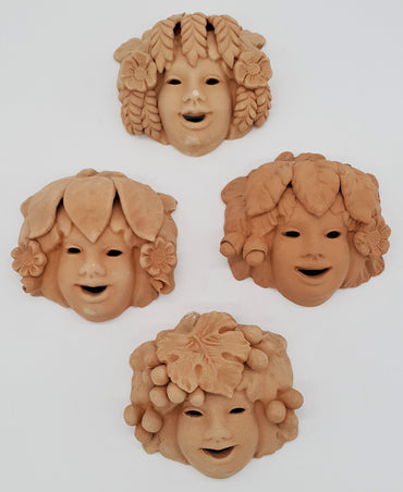 Four Seasons Terracotta Masks Set