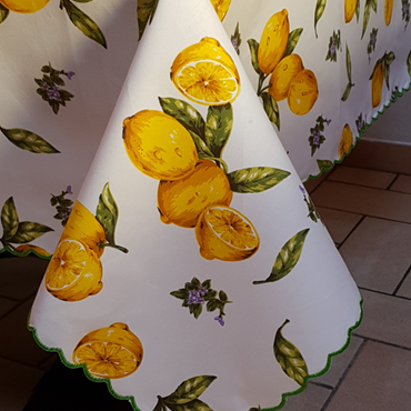 Tablecloth Lemons Tuscan Tablecloths