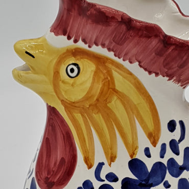 Rooster Blue Arabesque Decor